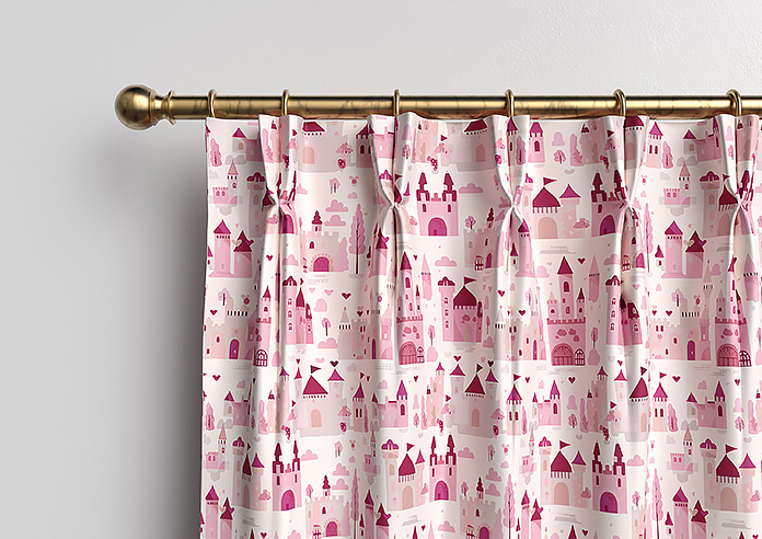 Magic Castle, Princess Pink - Made to Measure Curtains - Image 10